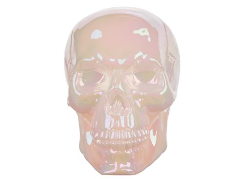 Halloween Iridescent Light-Up Skull Tabletop Décor