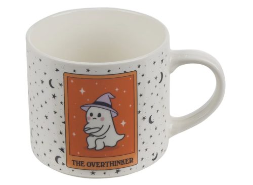 Halloween Tarot Card The Overthinker Printed Mug