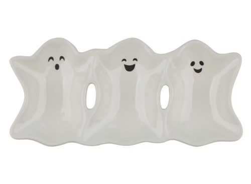 Halloween White Ghost Shaped Candy Tray