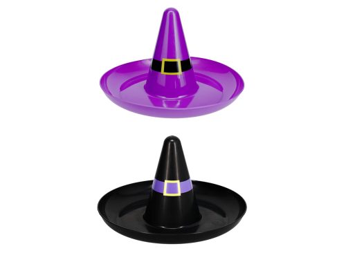 Halloween-themed Witch Hat Round Tray, Assorted Colors
