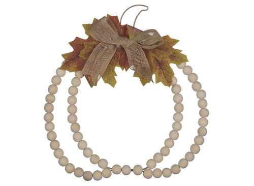 Harvest Beaded Pumpkin Wall Decor