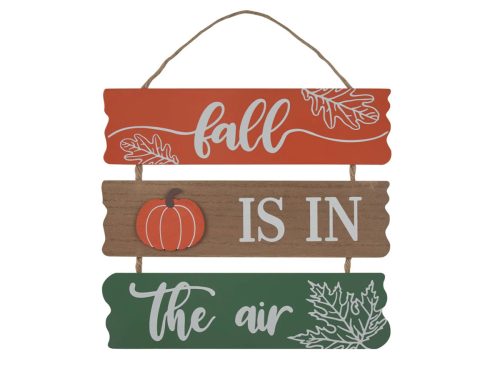Harvest Fall Is In The Air 3 Panel Wall Hanging Décor