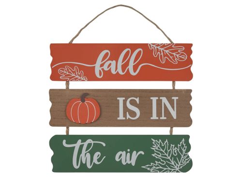 Harvest Fall Is In The Air 3 Panel Wall Hanging Décor