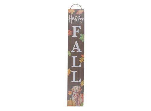 Harvest Happy Fall Leaner Sign