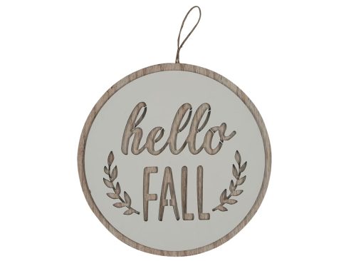 Harvest Hello Fall Word Sign Wall Decor