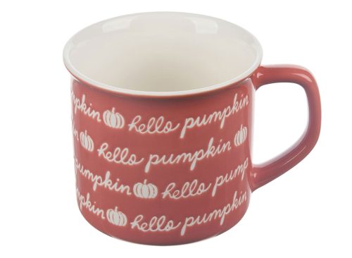 Harvest Hello Pumpkin Printed Camper Mug