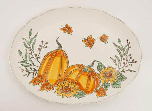 Harvest Pumpkin Platter