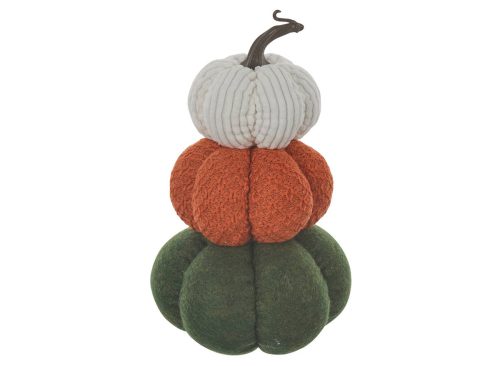  Harvest Solid 3 Tier Pumpkin Shaped Décor