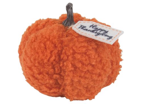 Harvest Tabletop Orange Plush Pumpkin Décor
