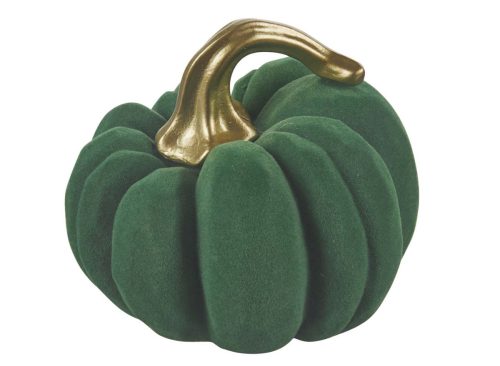 Harvest Tabletop Pumpkin Shaped Décor, Green