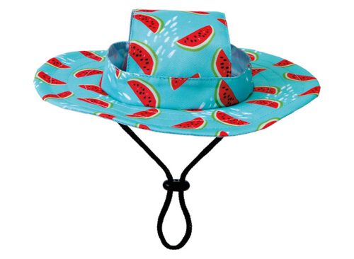 Heart To Tail Pet Hat, S/M, Bucket, Watermelons