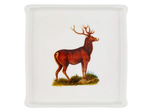 Holly Williams Fall Printed Deer Trinket Tray Décor