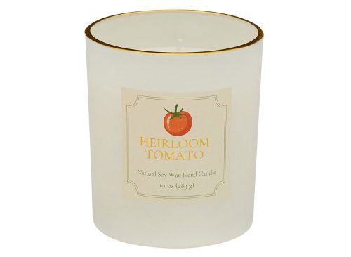 Holly Williams Heirloom Tomato Gold and White Jar Candle