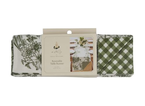 Holly Williams Reversible Fall Harvest Table Runner 13x72 in1 Holly Williams Reversible Fall Harvest Table Runner