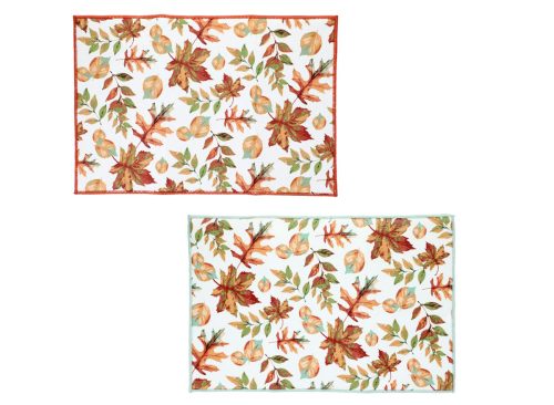 Home Collection Fall Leaves Polyester Drying Mats
