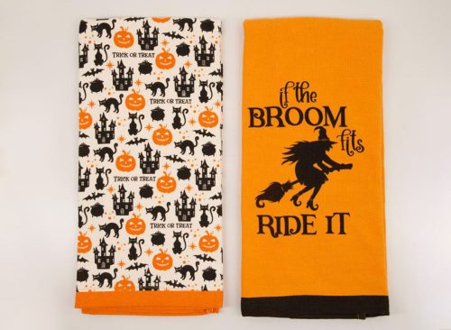 If Broom Fits Set of 2 Towels