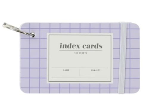 Index Card Book