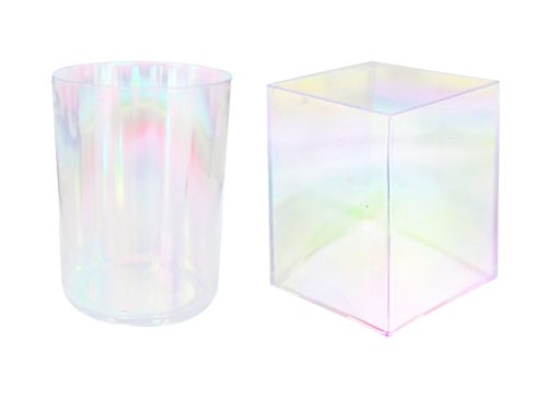 Iridescent Pencil Holder, Assorted Shapes