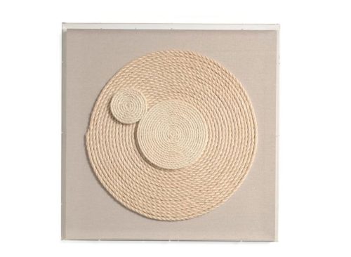 JAMIE YOUNG 24x24 Barbados Cornstraw Rope Wall Art
