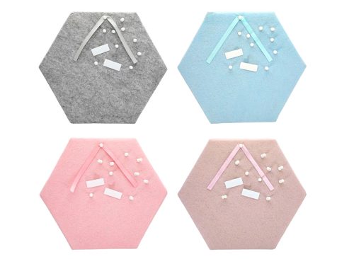 Jot Hexagon Felt Bulletin Board