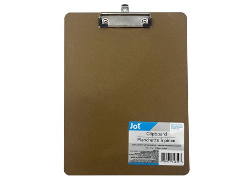  Jot Wooden Clipboards with Metal Clips and Rubber Padding