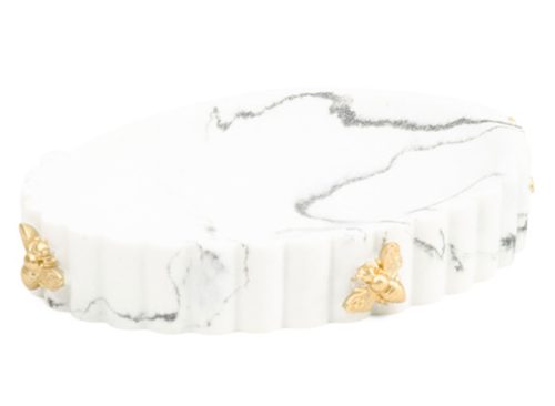 KASSATEX Marble Bee Soap Dish