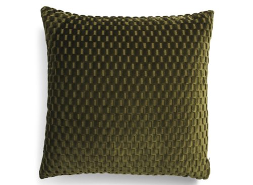 P/KAUFFMAN 26x26 Feather Fill Nigel Oversized Luxury Cut Velvet Pillow
