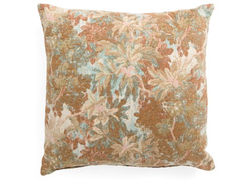 P/KAUFMANN 24x24 Elmood Floral Tapestry Oversized Luxury Pillow