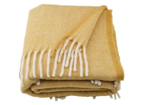 KLIPPOXEL Throw beige yellow