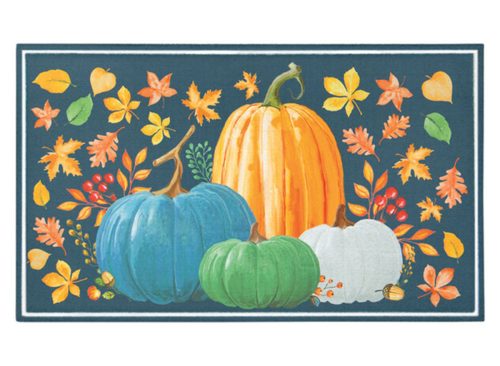 Kirkton House 18x30 Deluxe Harvest Do, Painted Pumpkin