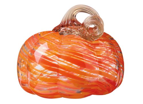 Kirkton House Autumn Glass Pumpkins, Orange