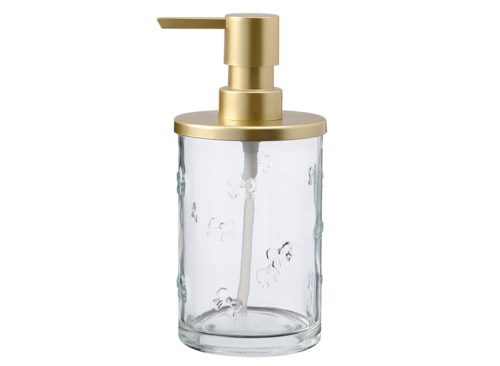 Kirkton House Premium Sink Dispensers, Clear Gld Pmp