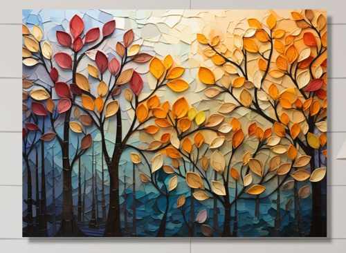 Leaves Autumnal Symphony Patchwork