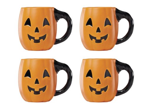 Lenox Vintage Halloween Figural Pumpkin Mugs