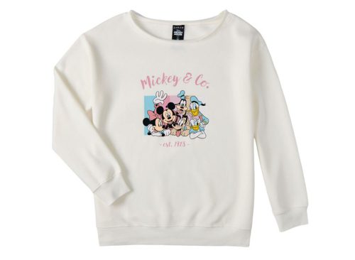 Licensed Ls Disney Oversized Pullover, Beige, M
