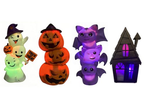  Light Up Halloween Decor, Assorted Designs