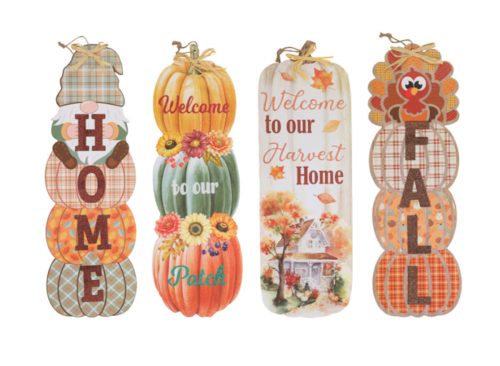 Long Harvest Hanging Signs