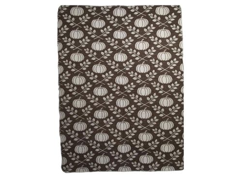 MAGASCHONI Pumpkins And Vines Carolina Chenille Throw