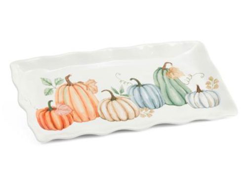 MAXCERA 17in Pumpkin Harvest Platter