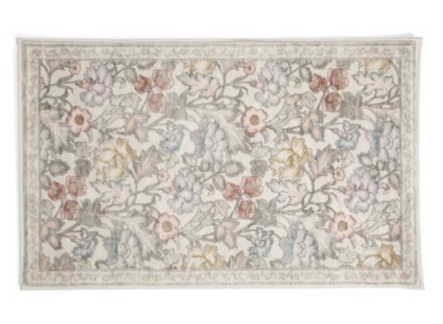 MORRIS & CO. 21x34 Floral Memory Foam Bath Mat