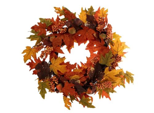 Maple Leaves & Acorns Wreath