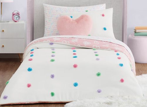 Mason & Mollie Pom Dots 6-piece Bedding Set