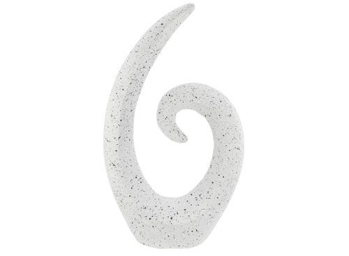 Modern Swirl Outdoor Garden Statue, 21"