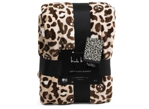 NICOLE MILLER HOME Leopard Halloween Blanket