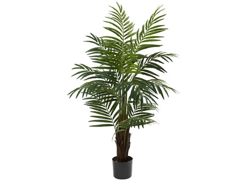Nearly Natural 4 ft Artificial Areca Palm Tree