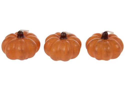Orange Pumpkin Candles