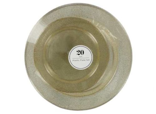 Plastic Plate Set 20-Count