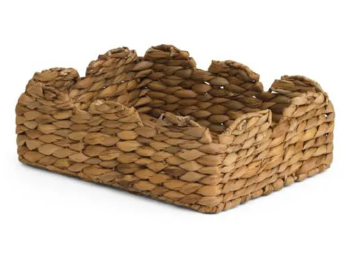 RGI Rice Nut Rectangular Scalloped Rim Basket