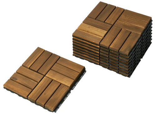 RUNNEN Decking outdoor acacia