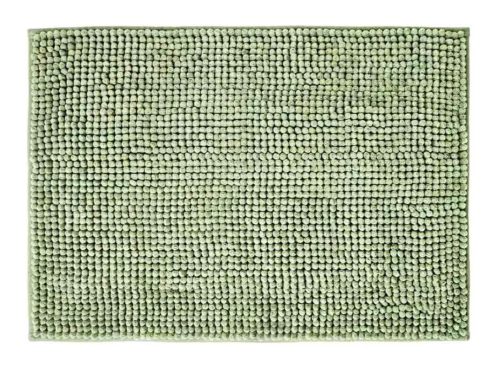 Rectangular Green Noodle Bath Rug